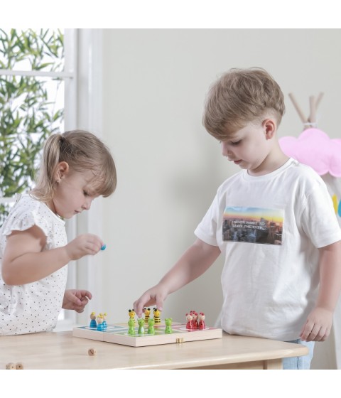 VIGA medinis Ludo žaidimas