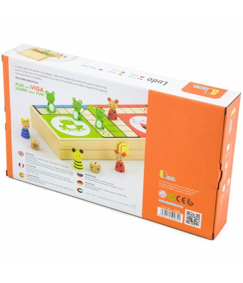 VIGA medinis Ludo žaidimas