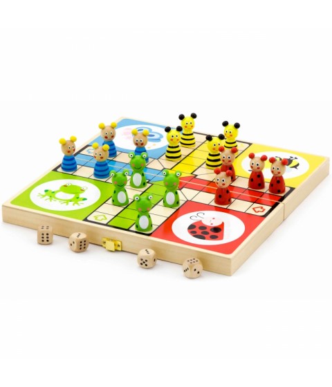 VIGA medinis Ludo žaidimas