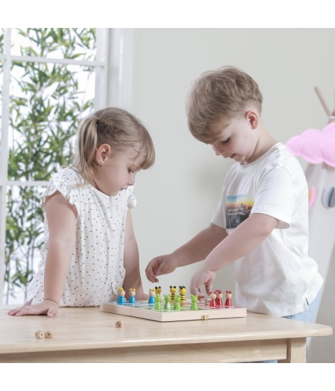 VIGA medinis Ludo žaidimas