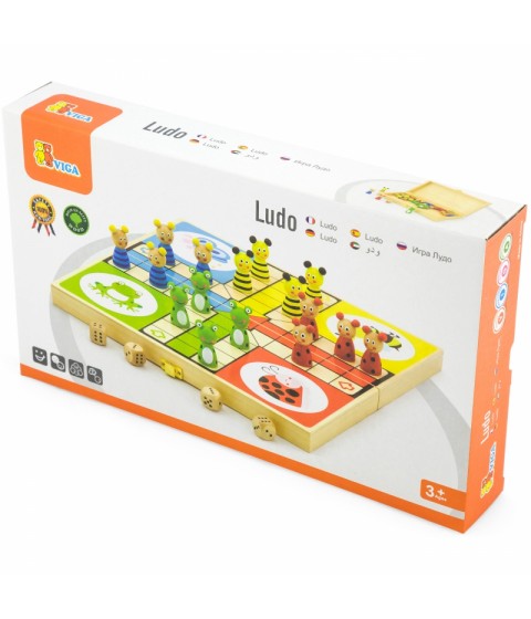 VIGA medinis Ludo žaidimas