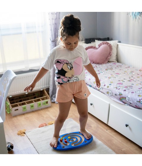 VIGA sensorinė medinė balanso lenta su labirintu