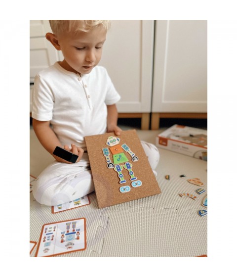 VIGA medinis nagų dailė 45 dalių Montessori