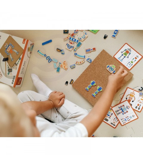 VIGA medinis nagų dailė 45 dalių Montessori