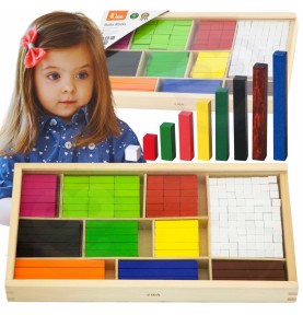 VIGA mediniai lavinamųjų pagaliukų matematiniai virtuvės kaladėlės