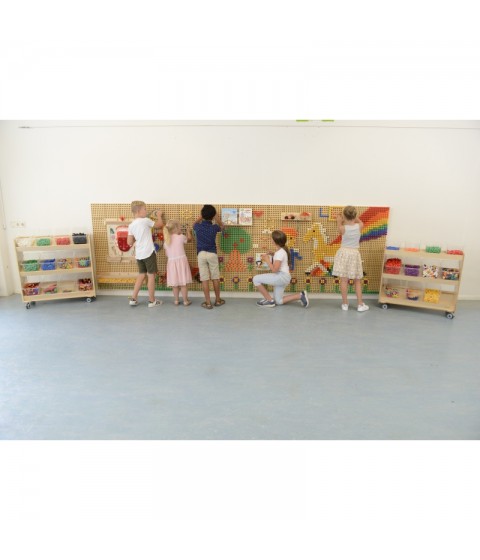 MASTERKIDZ kūrybinės STEM mokslo lentos, 2 vnt. rinkinys + tvirtinimo plokštė, 120x80cm