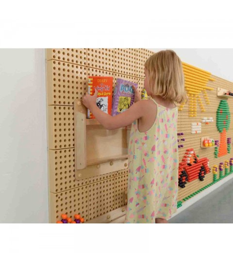 MASTERKIDZ medinė dėžutė daiktams 40 cm - STEM mokslo ir kūrybiškumo lenta