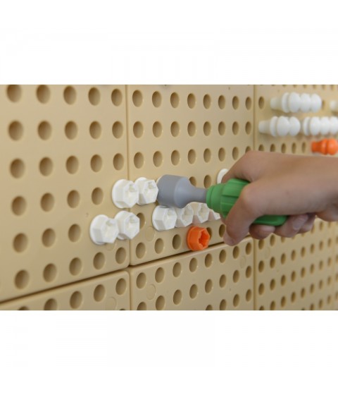 MASTERKIDZ 8 dalių atsuktuvų rinkinys STEM mokslo ir kūrybiškumo lentai