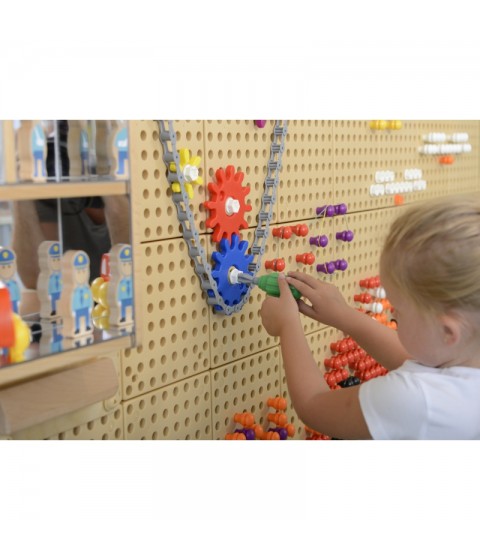 MASTERKIDZ 8 dalių atsuktuvų rinkinys STEM mokslo ir kūrybiškumo lentai