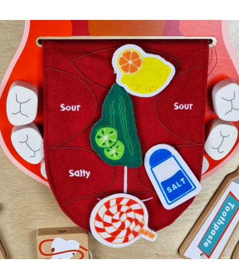 MASTERKIDZ burnos higienos „Flex Montessori“ sieninė sensorinė lenta