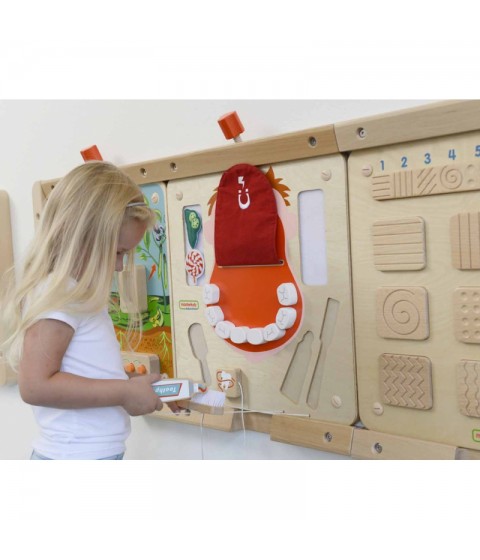 MASTERKIDZ burnos higienos „Flex Montessori“ sieninė sensorinė lenta