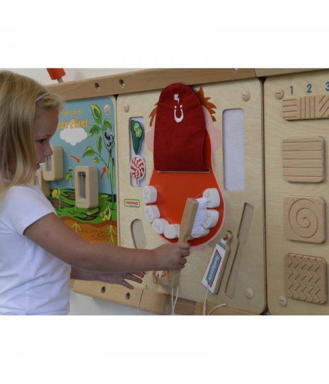 MASTERKIDZ burnos higienos „Flex Montessori“ sieninė sensorinė lenta