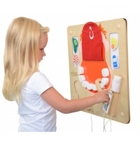 MASTERKIDZ burnos higienos „Flex Montessori“ sieninė sensorinė lenta