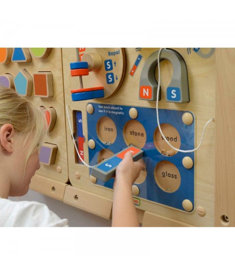 MASTERKIDZ Magnetinės traukos mokymasis – „Flex Montessori“ sieninė lenta