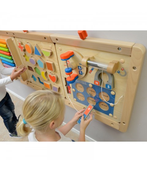 MASTERKIDZ Magnetinės traukos mokymasis – „Flex Montessori“ sieninė lenta