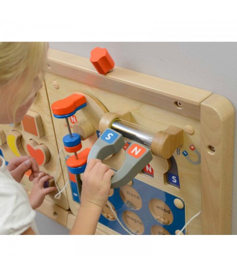 MASTERKIDZ Magnetinės traukos mokymasis – „Flex Montessori“ sieninė lenta