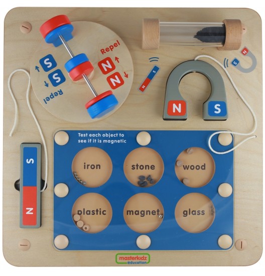 MASTERKIDZ Magnetinės traukos mokymasis – „Flex Montessori“ sieninė lenta