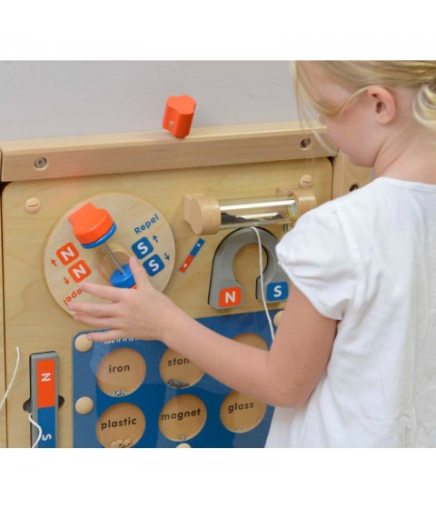 MASTERKIDZ Magnetinės traukos mokymasis – „Flex Montessori“ sieninė lenta