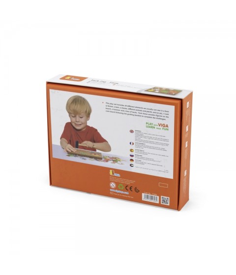 VIGA medinė ūkinė nagų dailės Montessori kamštinė lenta