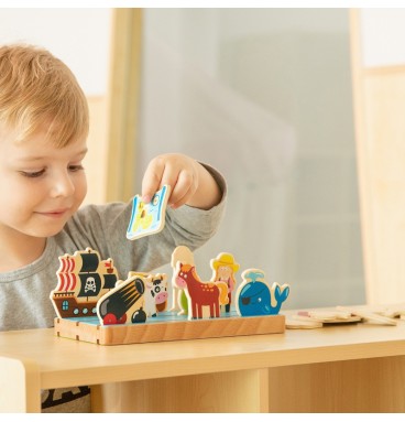 VIGA Medinis edukacinis dėlionės nuotoliniam mokymuisi 2 viename
