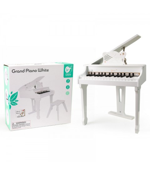 Didelis vaikiškas pianinas su kėde ir mokymosi knyga „Classic World“
