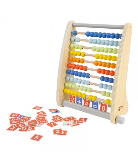 CLASSIC WORLD Medinis Abacus + Matematiniai veiksmai 46 vnt.