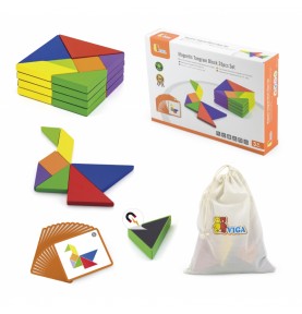 VIGA Tangram medinis loginis žaidimas-dėlionė FSC sertifikuota