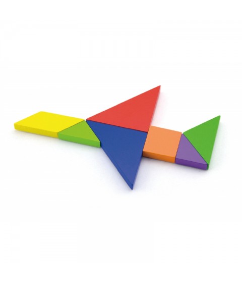 VIGA Tangram medinis loginis žaidimas-dėlionė FSC sertifikuota