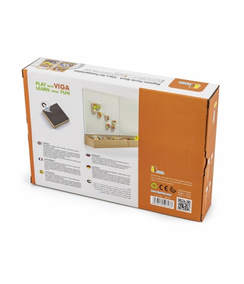 Viga medinė dėlionė, magnetinė dėlionė – transporto priemonės, sertifikuota FSC
