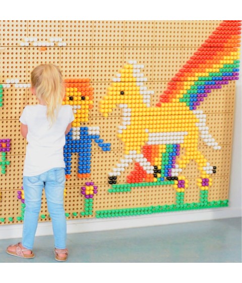 MASTERKIDZ lentos kaiščiai, 512 vnt., 6 spalvos