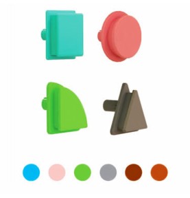 MASTERKIDZ geometrinių lentų elementai, 256 vnt.