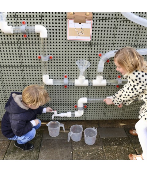 MASTERKIDZ STEM plokščių vamzdžių sistema, 80 dalių