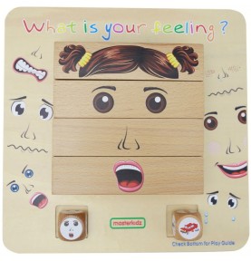 MASTERKIDZ Medinis Montessori žaidimas „Laukimo emocijos“