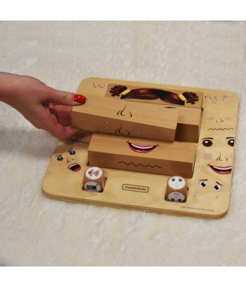 MASTERKIDZ Medinis Montessori žaidimas „Laukimo emocijos“