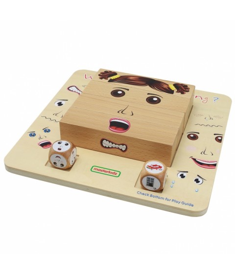 MASTERKIDZ Medinis Montessori žaidimas „Laukimo emocijos“