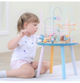 VIGA PolarB medinis edukacinis stalas, manipuliacinis Montessori susipynimas
