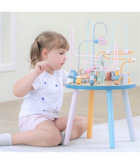 VIGA PolarB medinis edukacinis stalas, manipuliacinis Montessori susipynimas