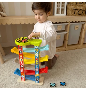 TOOKY TOY spalvingas čiuožyklos takelis automobiliams