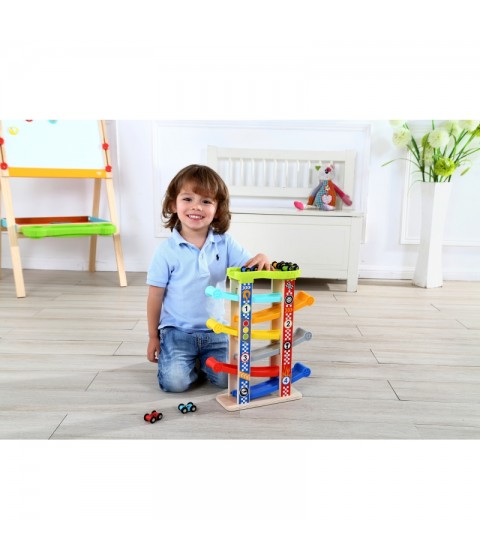 TOOKY TOY spalvingas čiuožyklos takelis automobiliams