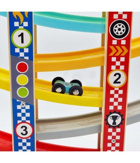 TOOKY TOY spalvingas čiuožyklos takelis automobiliams