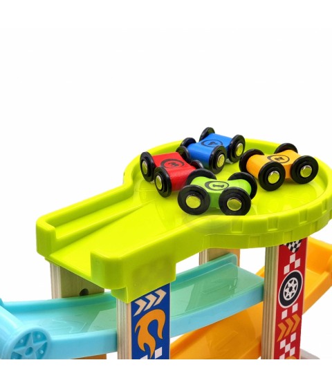 TOOKY TOY spalvingas čiuožyklos takelis automobiliams