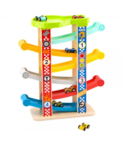 TOOKY TOY spalvingas čiuožyklos takelis automobiliams