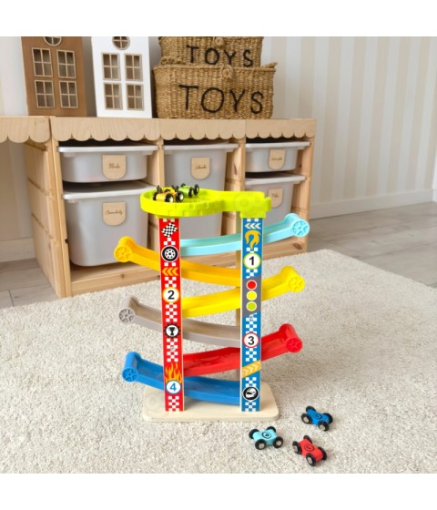 TOOKY TOY spalvingas čiuožyklos takelis automobiliams