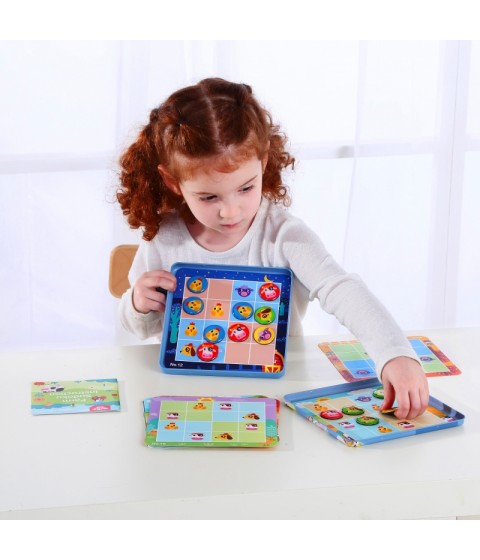 TOOKY TOY Sudoku žaidimas vaikams, skirtas ūkio versijai