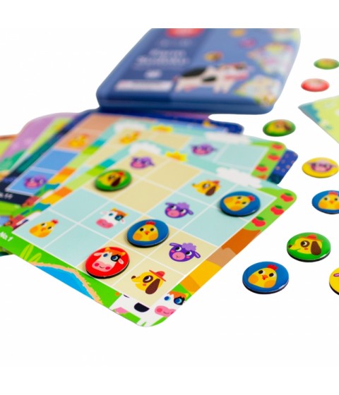 TOOKY TOY Sudoku žaidimas vaikams, skirtas ūkio versijai