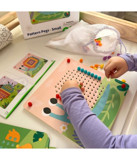 TOOKY TOY dėlionė su smeigtukais ir laipiojimo kaiščiais