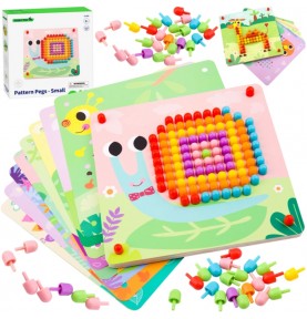 TOOKY TOY dėlionė su smeigtukais ir laipiojimo kaiščiais