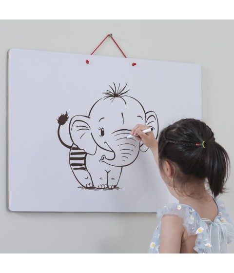 Viga 2in1 edukacinė lenta su magnetiniu Montessori pasaulio žemėlapiu