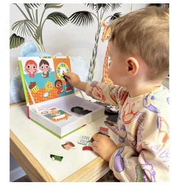 TOOKY TOY medinis dėlionės magnetinė dėžutė