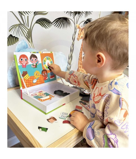TOOKY TOY medinis dėlionės magnetinė dėžutė